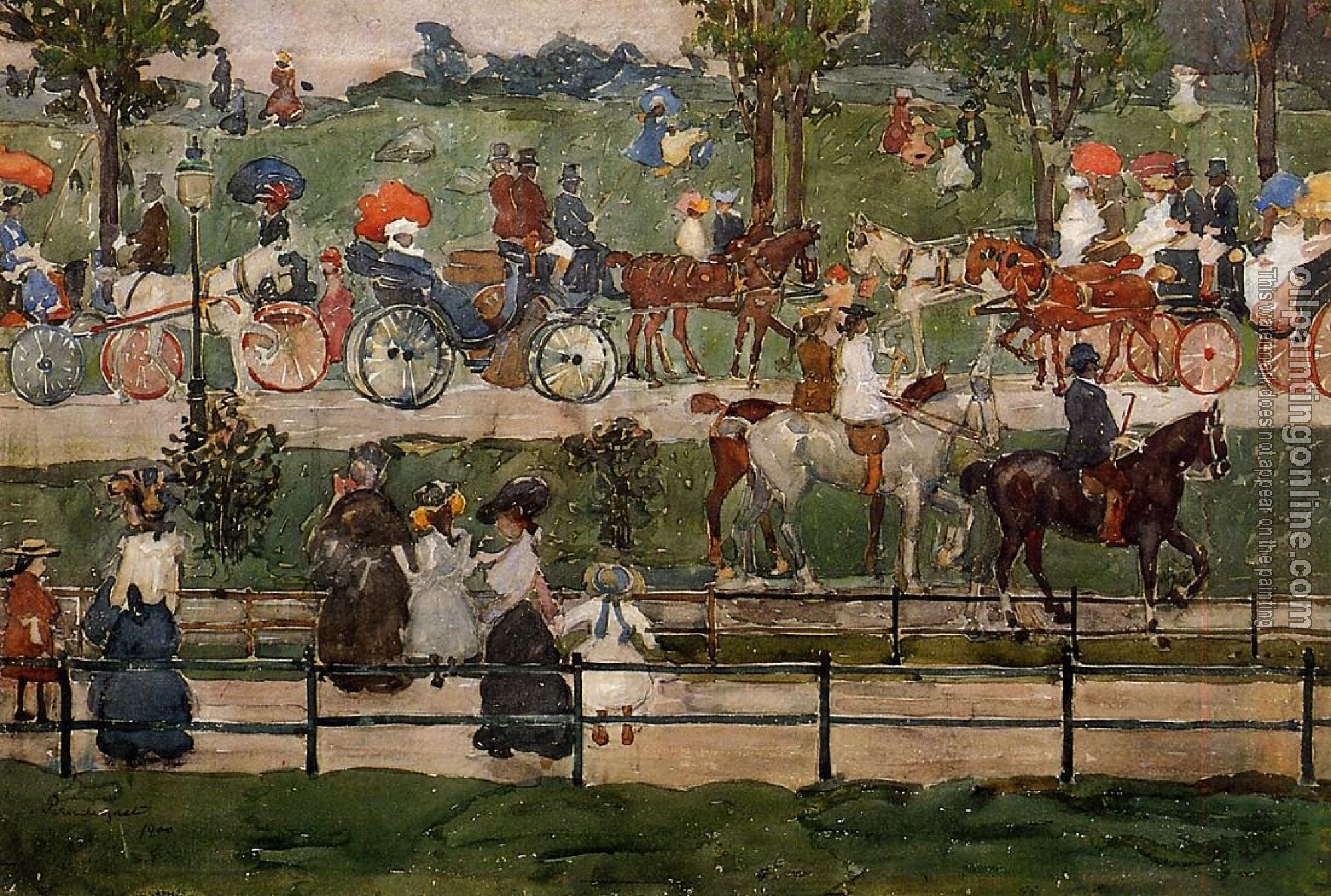 Prendergast, Maurice Brazil - Central Park